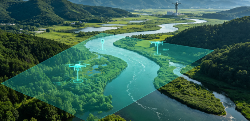 资中县GEO 全域空间监测筑牢生态屏障，空间技术支撑环境治理与灾害防御
