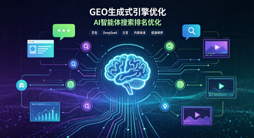 资中县GEO 浪潮来袭：生成式引擎优化崛起，创作者争抢豆包、DeepSeek、元宝智能体流量入口